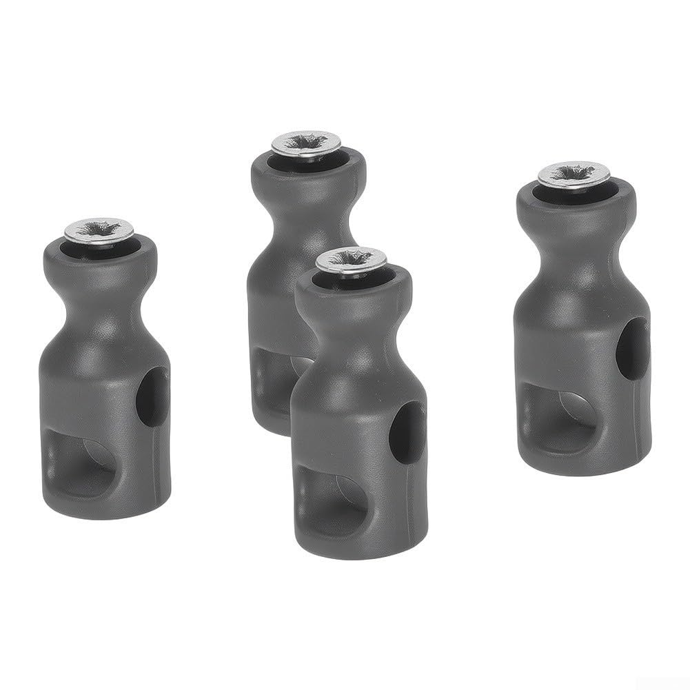 Conector Varilla Desagüe Baño 4uds Plástico Gris