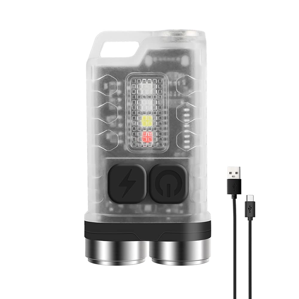 Mini lampe de poche rechargeable avec source lumineuse à 4 couleurs - 8