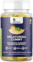 Melatonina Gummy BioTrail – 30 Unidades Mastigáveis – 0,21 mg – Sabor Maracujá