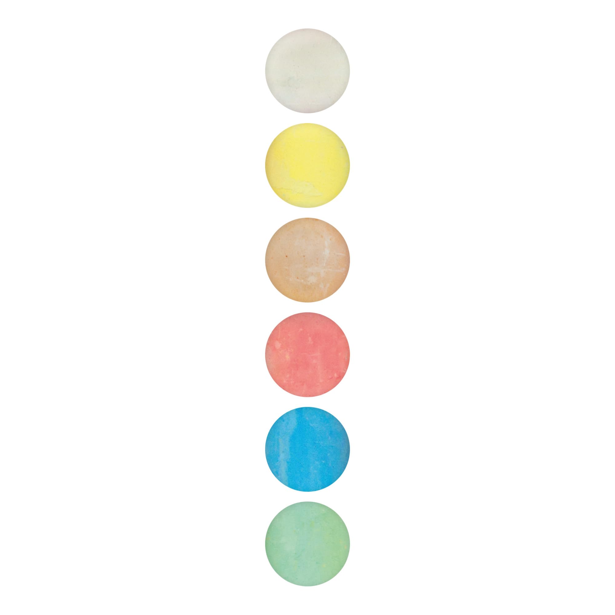 Idena 90520 - Gessetti per strada in astuccio di cartone, 12 confezioni da 6 gessetti ciascuna in diversi colori, per strada per disegnare su asfalto, pavimentazione o cemento