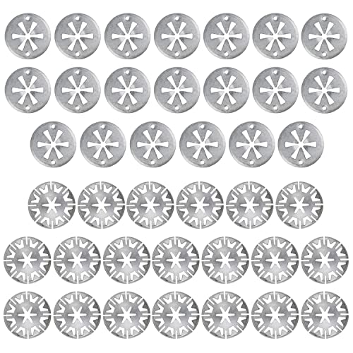 XPOOP 40 Pièces Rondelles de Verrouillage Rapide, Rondelles de Blocage Starlock, Rondelles de Serrage en Acier, Rondelle de Blocage, Rondelle Autobloquante Rapide, Rondelles Starlock