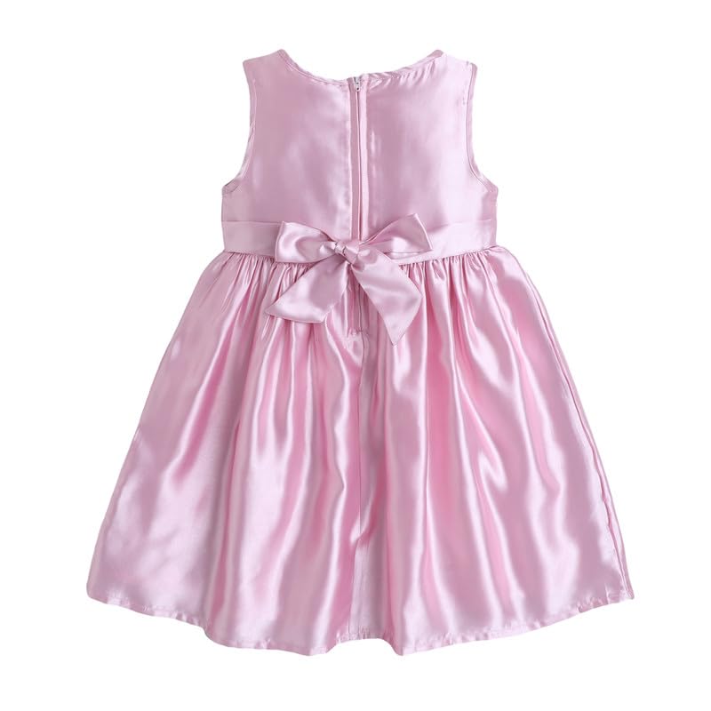 Image of Funshine Girls Spring Summer Casual Dress for Kids | Soft Breathable Comfortable Everyday Wear for Play School Outings Birthday Parties & Family Occasions | Stylish Lightweight Trendy Outfit