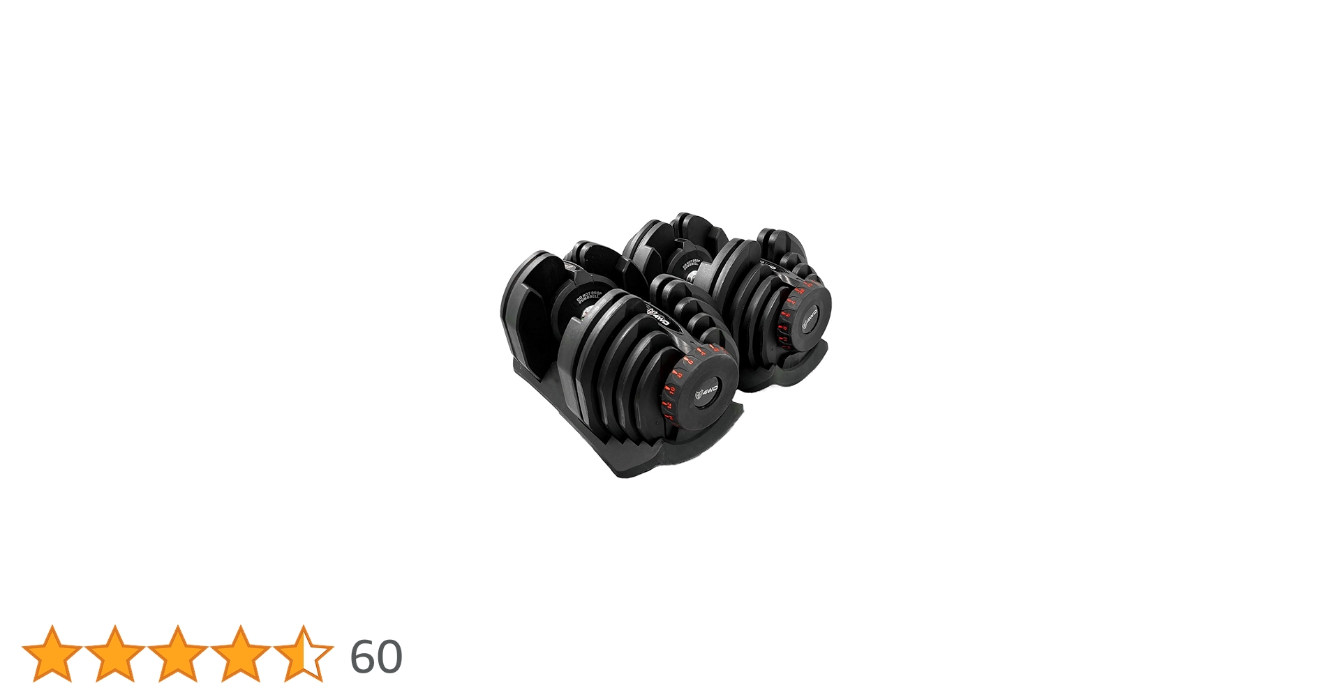 Amazon | 可変式ダンベル 20kg / 40kg アジャスタブルダンベル 2