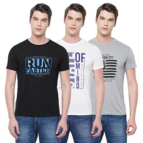 Image of Duke Stardust Men Half Sleeve Cinnamon Cotton T-Shirt