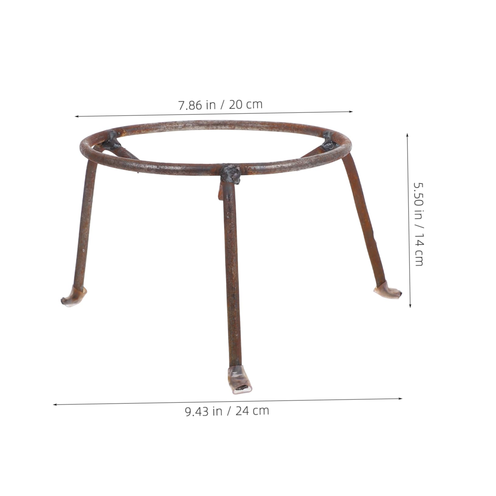 BESPORTBLE Outdoor Camping Pot Stand Lightweight Wok Holder Sturdy Multi-Function Cooking Rack for Fire Pit and Picnics Durable Cross Bracket for Easy Use