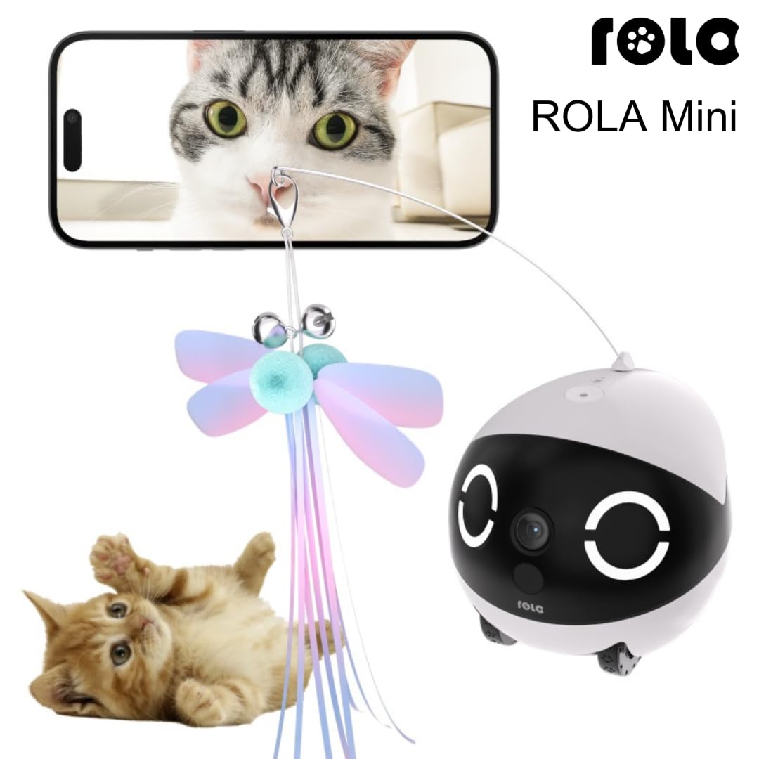 Enabot ROLA Mini Cat Teaser - Módulo interactivo para gatos