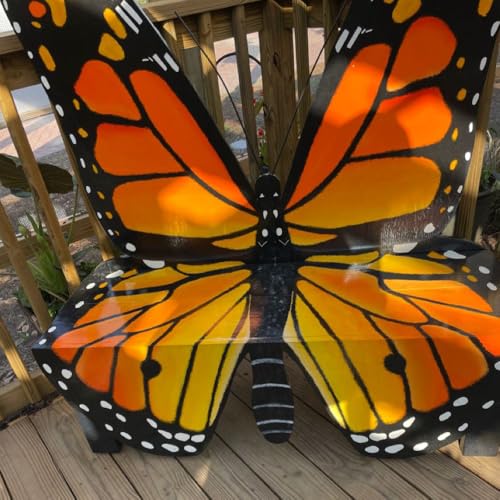 Fondo fotográfico Alas de Mariposa Monarca Grande 69x61 pulg miniatura 5