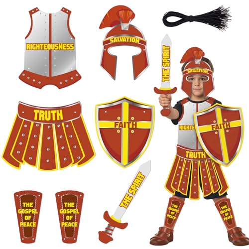 Maqiauly 15 Sets Armor of God Costume Craft for...