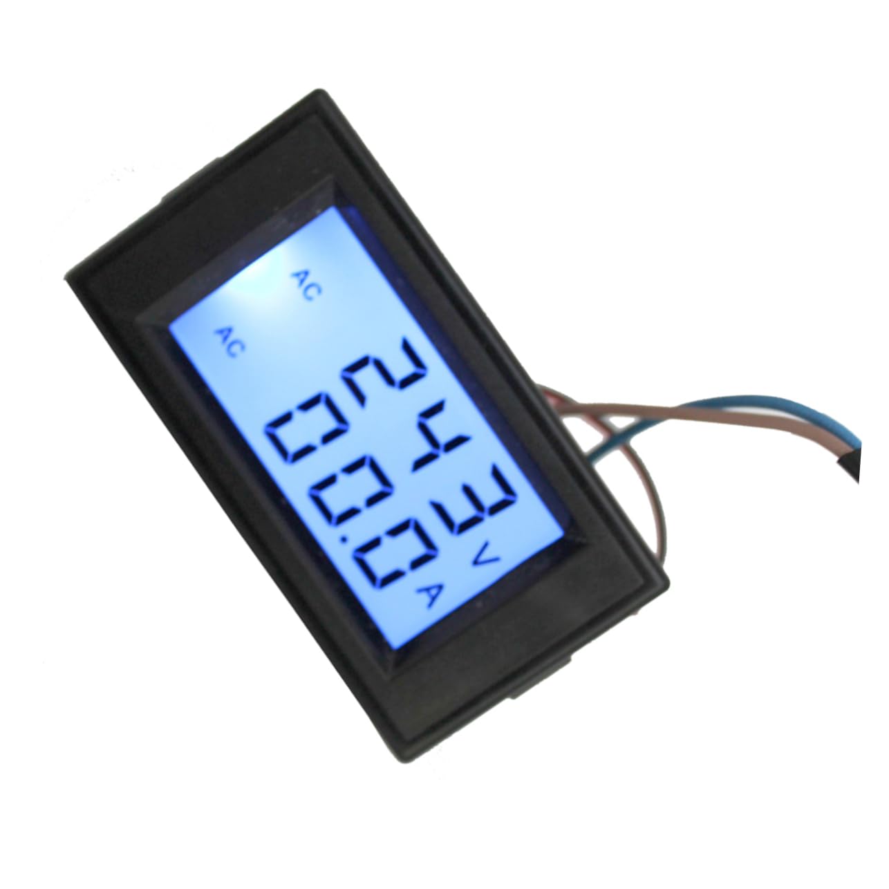 DOITOOL 3stücke Lcd Digital Display Spannungs Und Strommessgerät Präzise Messung Zur Überwachung Von Geräten Einfache Installation Und Nutzung Schwarz