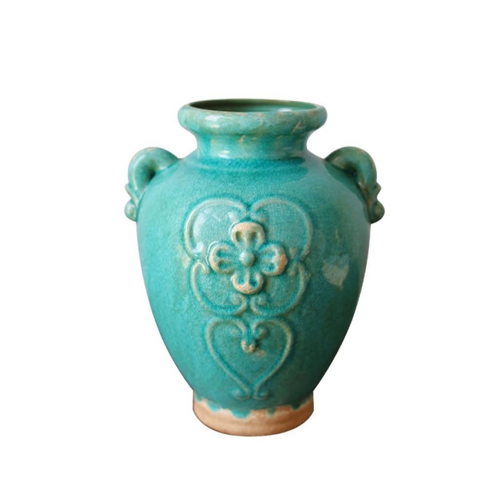 Vase de ferme rétro pour arrangement floral de table et hôtel chic