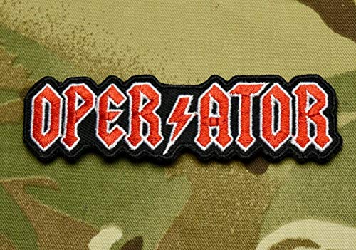BritKitUSA AC/DC Operator Morale Patch Operator OAF Special Forces SF Tactical SOCOM ODA Hook & Loop Backing