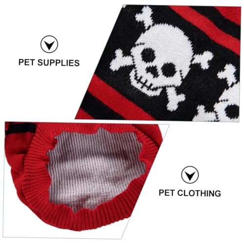 Disfraz de Perro Halloween con Motivo Calavera Talla L miniatura 6