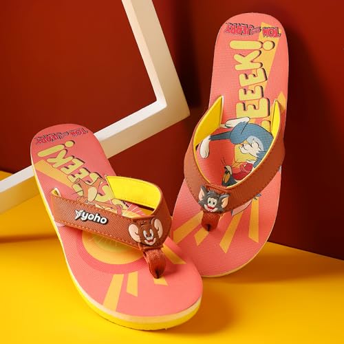 Image of YOHO Slippers for Women | Comfortable and Lightweight Flipflops | WB Cartoon & Comic Characters: Tom & Jerry and PowerPuff Girls Footwear for Woman & Girls