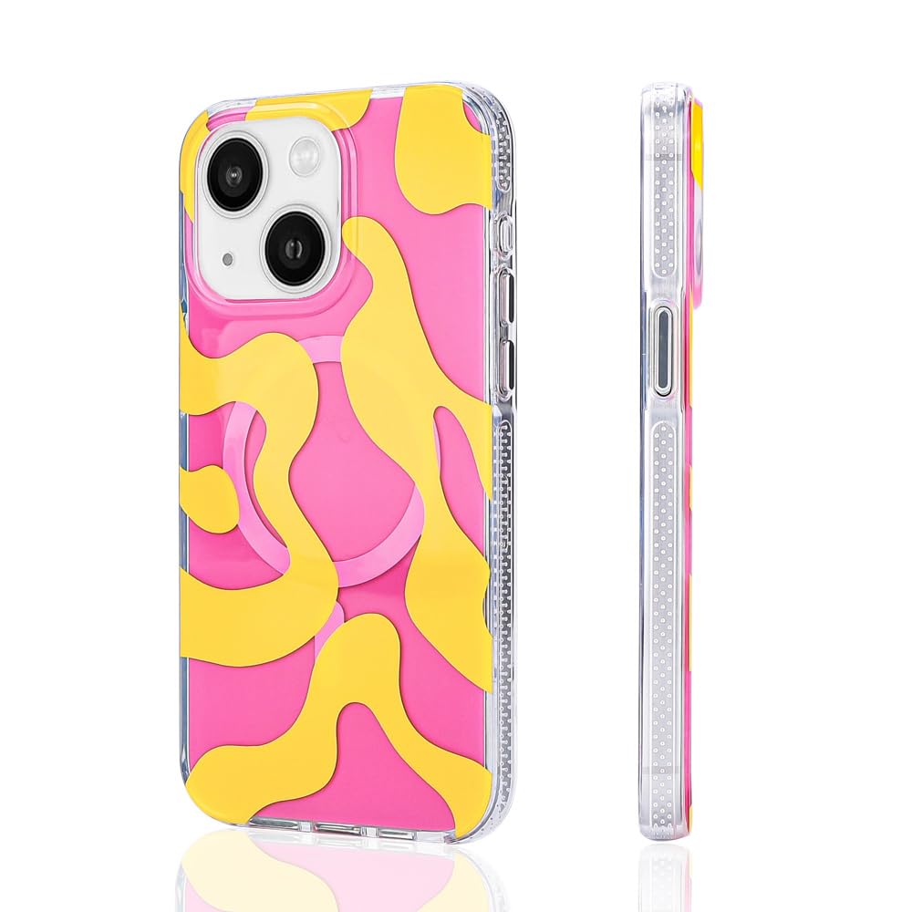 Zore Apple için uyumlu iPhone 15 Pro Max Kılıf M-safe Şarj Özellikli Zore Stilo Kapak Sarı