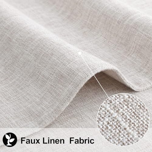 homing Faux Cotton Linen Placemats Set of 6, Cloth Dining Table Mats - Image 4