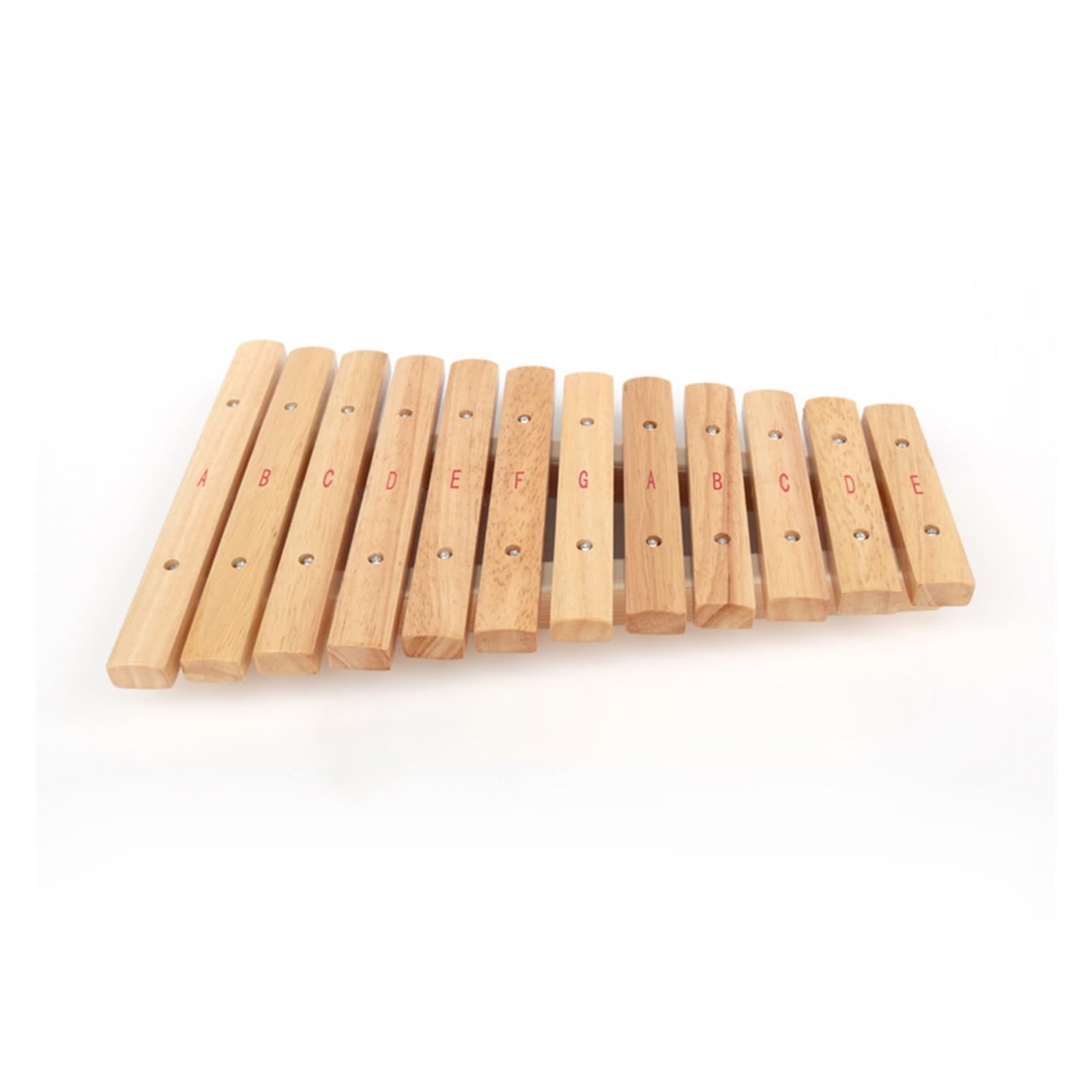Strumento a percussione a percussione xilofono glockenspiel in legno di quercia a 12 note Kit Glockenspiel Professionale