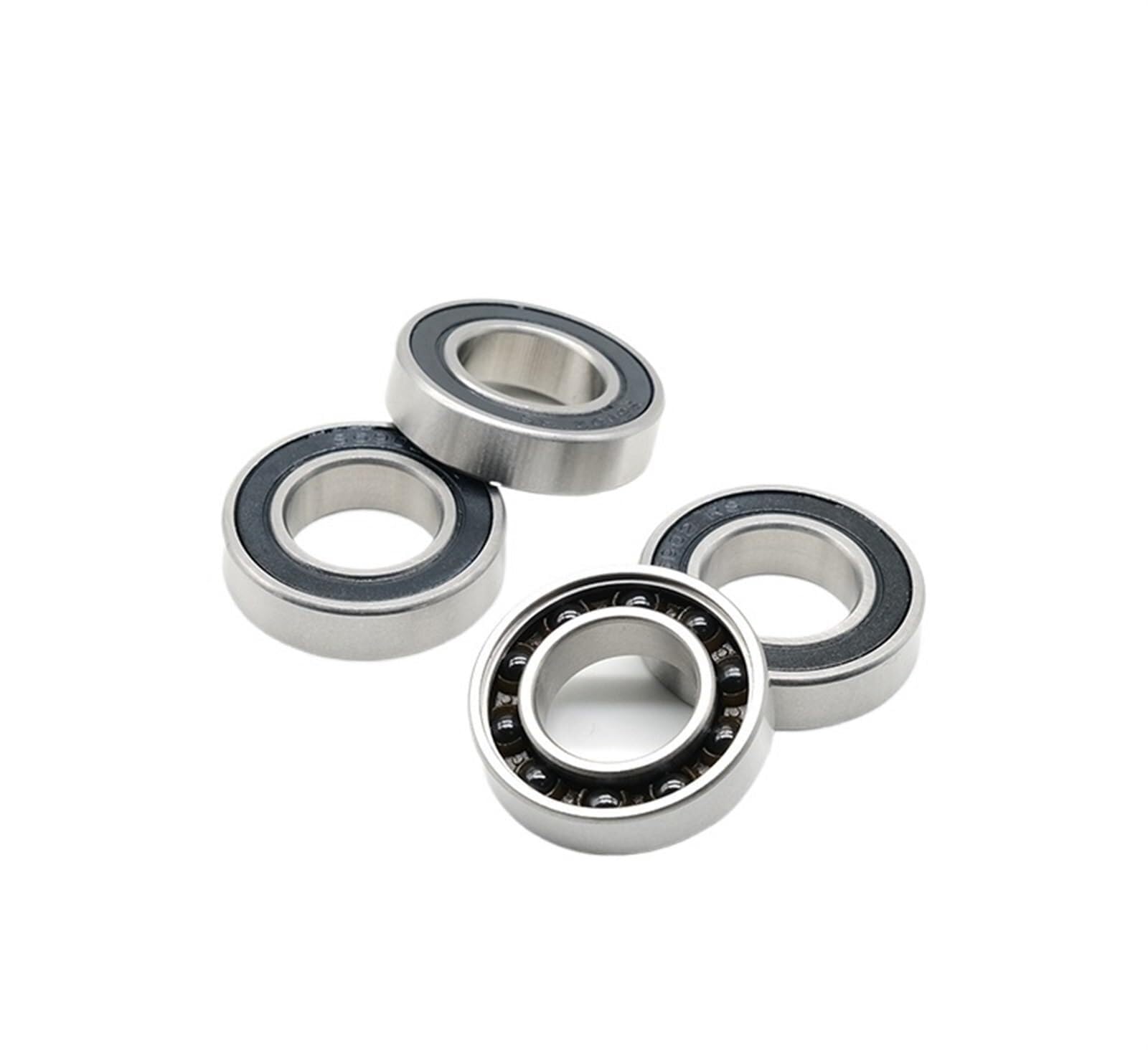 Bimetaliczna uszczelka tarcza mikro łożysko zwykłe 1 szt. S6902 RS CB 15 * 28 * 7mm pierścienie ze stali nierdzewnej kulki ceramiczne