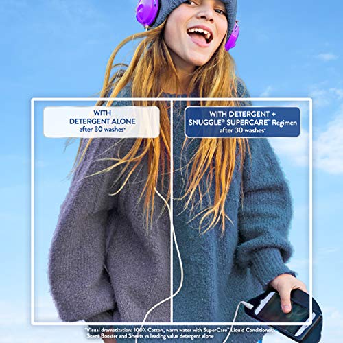 Snuggle Supercare In-Wash Scent Booster, Lilies And Linen, Fade Protection And Color Run Protection, 9 Ounce, 4 Count #TOP2