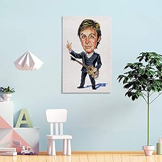 ASDYO Paul McCartney Poster sur toile Motif groupe de rock des Beatles 50 x 75 cm - Les Beatles, Paul McCartney, John Lennon, RIngo Starr, George Harrison ASDYO Paul McCartney Poster sur toile Motif groupe de rock des Beatles 50 x 75 cm – Image 4