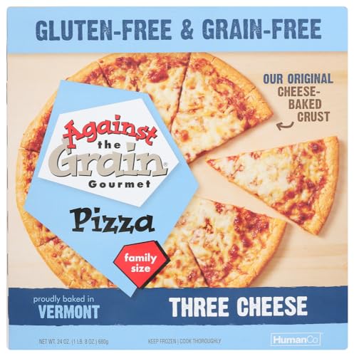 Against The Grain Three Cheese Pizza, 24 Ounce - 6 per case.