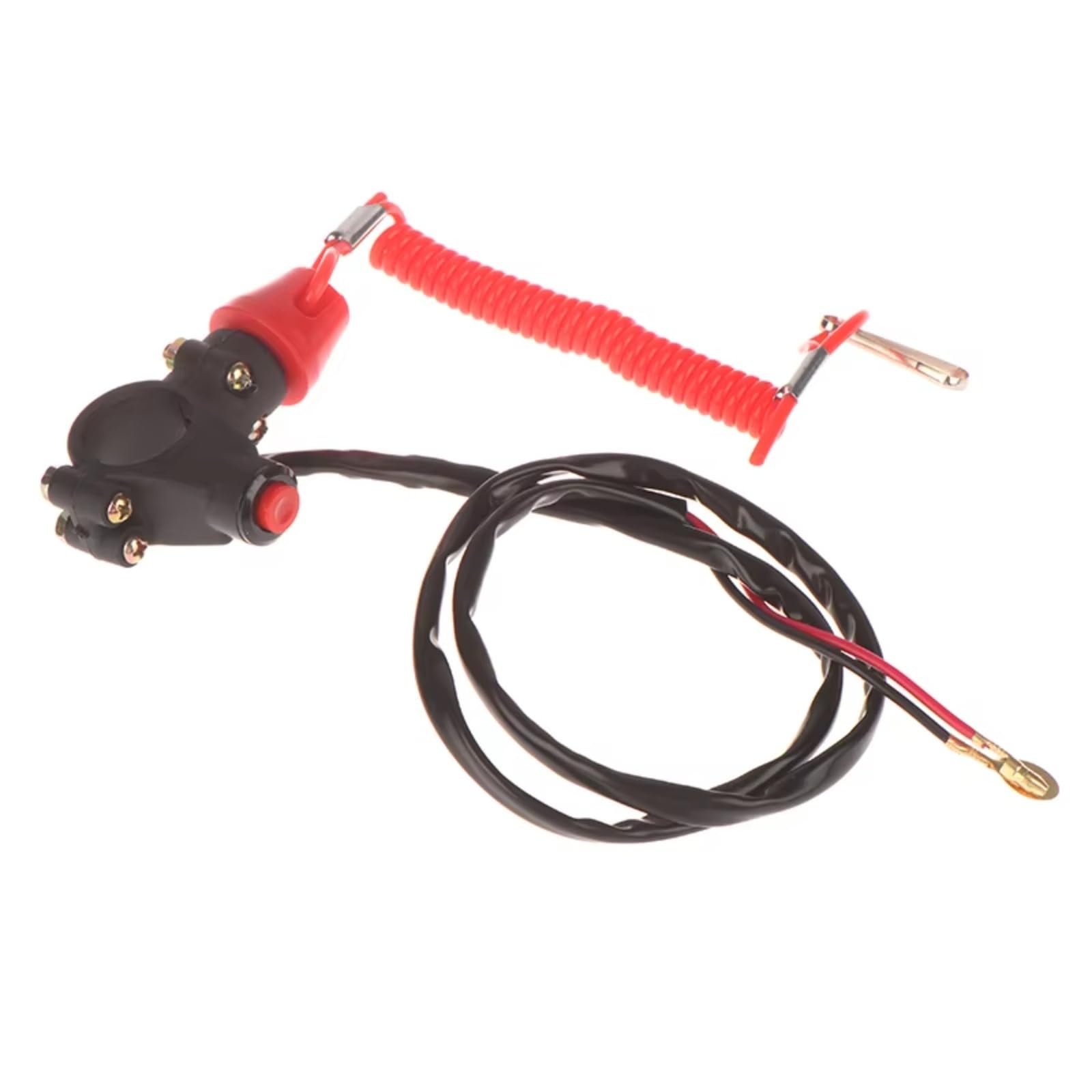 Moto puesta en marcha Interruptor 7/8 Pulgada 22mm Interruptor Parada Emergencia Para Motor Motocicleta Botón Pulsador ATV Barco Cordón Amarre Piezas Accesorios