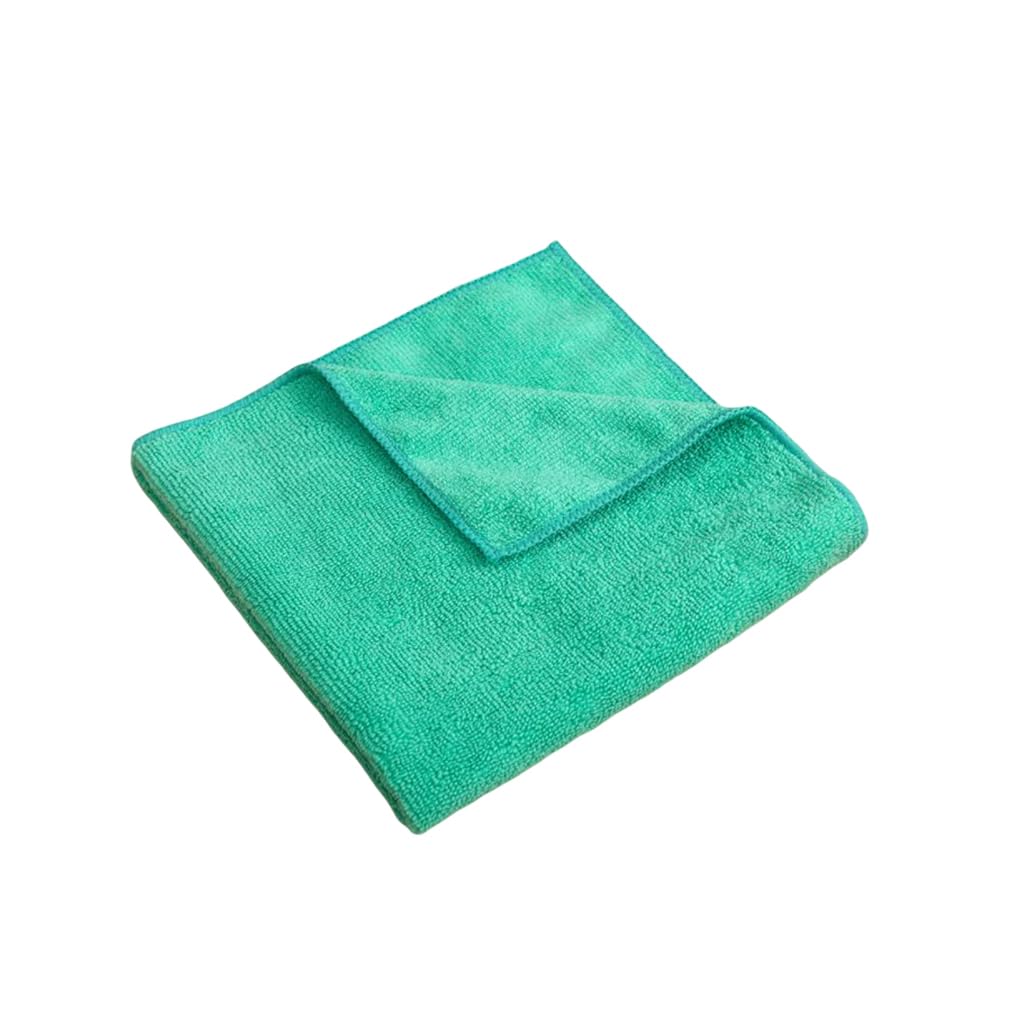 WOVEBIUS Microfiber Cleaning Cloth Dining Bakery Restaurant Kitchen Bathroom Plate Washcloth Window Floor Dishcloth Freen 30x30cm