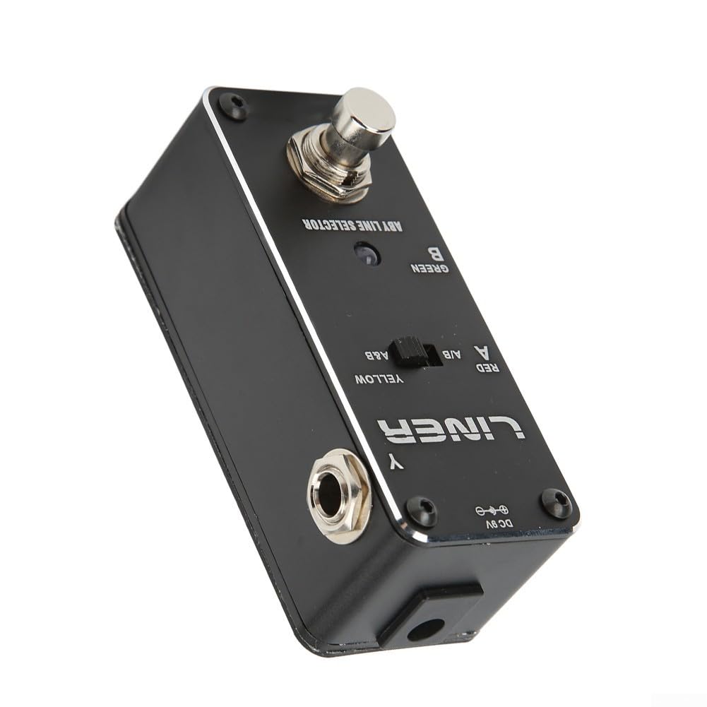 ALR-3 Signal Switcher Chitarra Effetti Pedale Costruzione In Metallo Interruttore A Pedale AB Y Cavo Basso Rumore Portatile Per Chitarra Elettrica