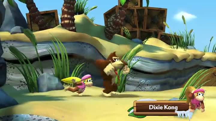 Tropical platformer starring Donkey Kong on Nintendo Switch