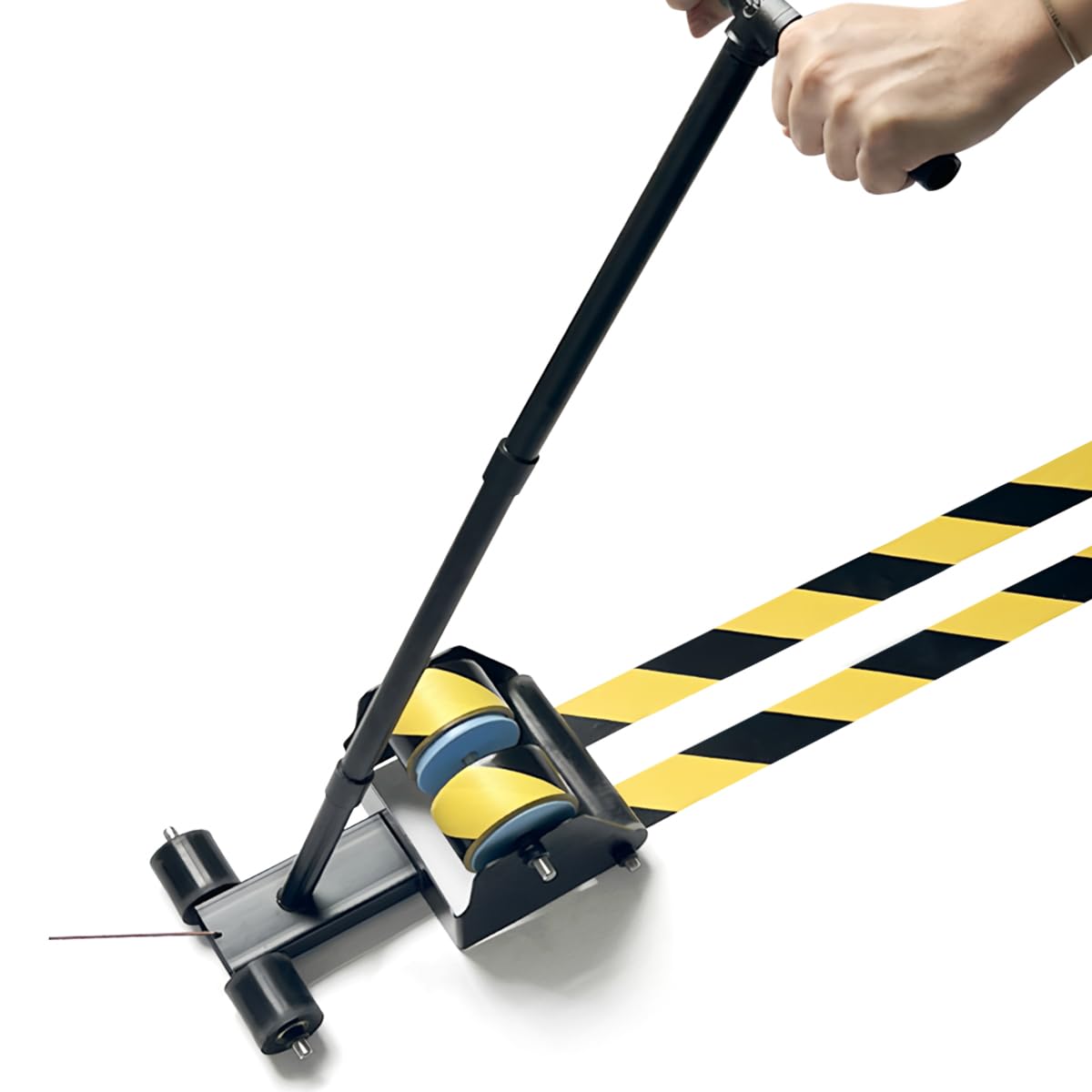 Aplicador de Cinta Adhesiva Para Pisos, Herramienta de Marcado Manual de Cinta de Empuje, Dispensador de Cinta Adhesiva Para Señalización de Suelos, Protección