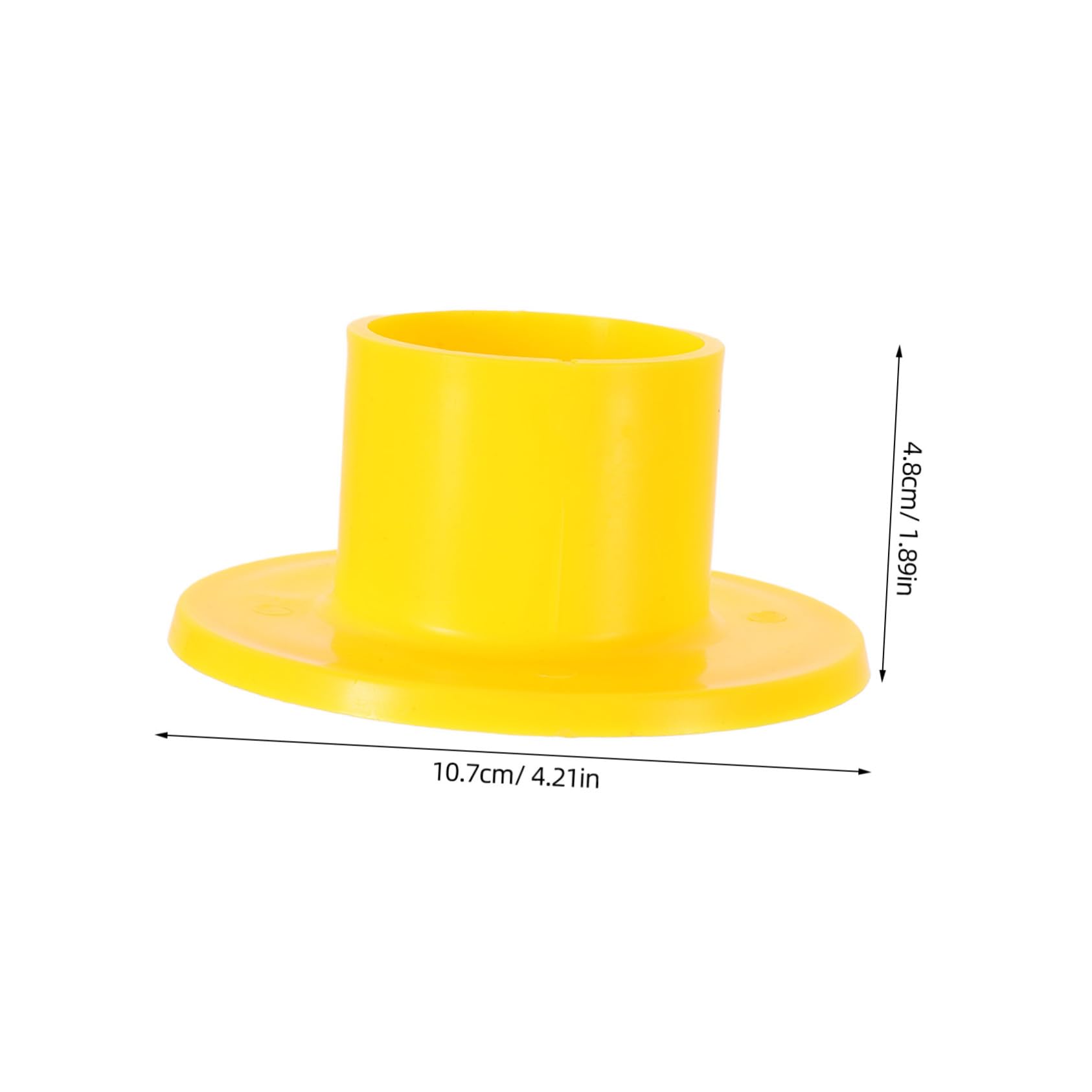 VICASKY Plastic Base Tube Insert Protector for Playgrounds Plastic Rod Base Cover Anti-Slip Design