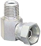 Eaton Weatherhead 9405X12X12 Carbon Steel Fitting, Swivel, 90 Degree Elbow, 3/4