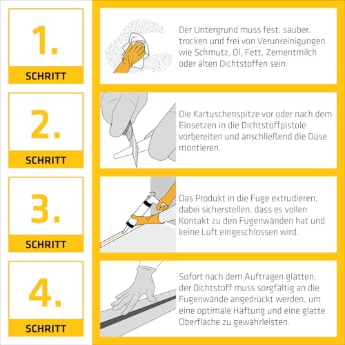 SIKA - Sanitär-Silikondichtstoff - Sikasil C - Transparent - 300ml – Ansicht 4