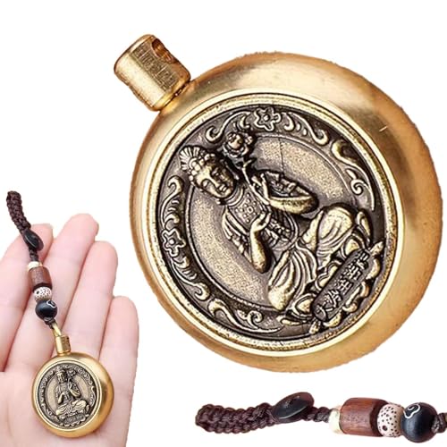 usefulbeauty DURANTE LLAVE DE CARRA, Cadena de llave | Cadena de llave de estilo chino de latón vintage - Cordón hecho a mano antiguas llaves chinas antiguas para, Mahasthamaprapta