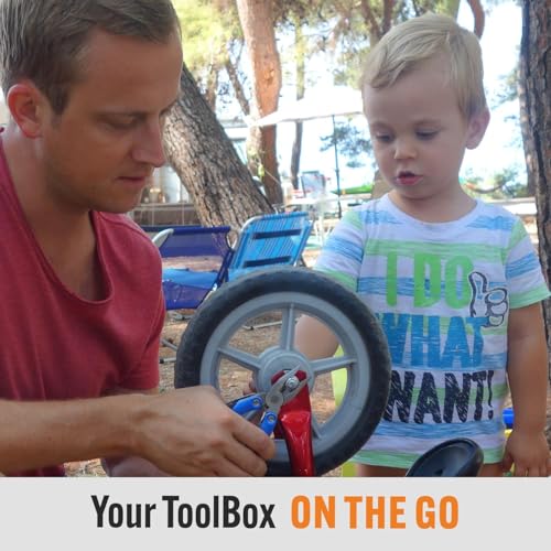 You are My Hero 15-in-1 Multitool, Practical Christmas Stocking Filler Gift for Men, Dad, Husband, Teen, Compact EDC Multi Tool with Spring-Loaded Pliers, Safety Lock & Stainless Steel