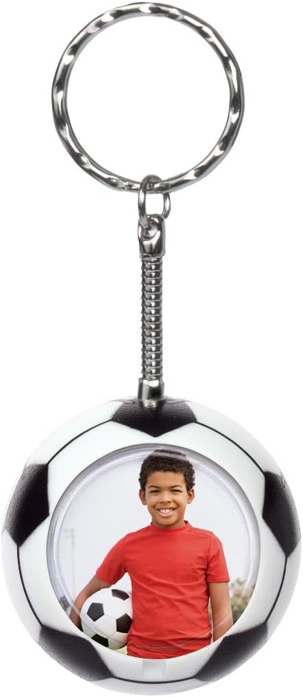 Neil Enterprises Inc. Soccer Ball Photo Keychain - Pack of 48