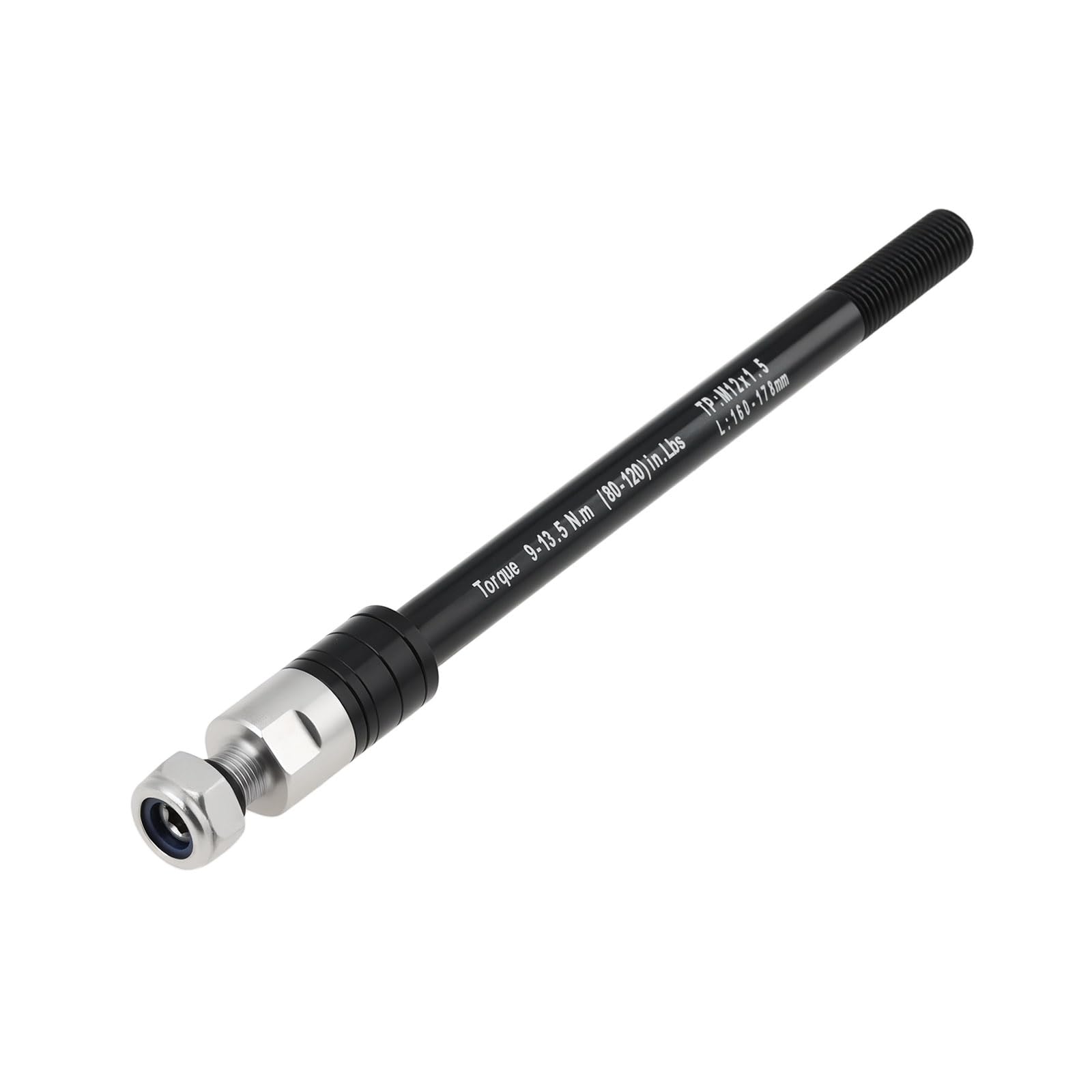 SG Store Axe Traversant de Remorque pour Vélo 12 Mm 12 Mm X 1,5 Longueur Réglable 160-178 Mm Compatible avec Les VTT Et Les Vélos de Route