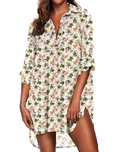Image of Ekouaer Swimsuit Coverup for Women Bathing Suit Cover Up 2026 Summer Beach Vacation Outfits