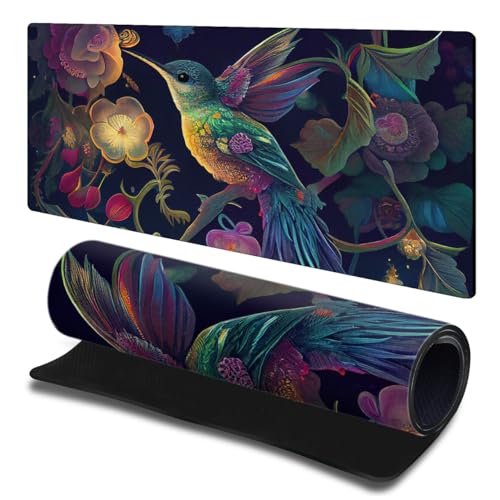 Tapis de souris grand format Colibri pour sublimer votre bureau de télétravail