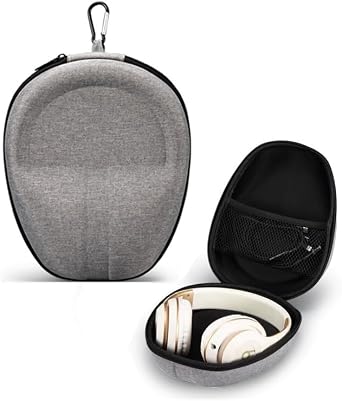 Hard Headphone Case for Sony WH-CH520 WH-CH720N MDR7506 WH-1000XM4 WH-1000XM5 WH-CH700N WH-XB910N XB950B1, Bose QC 35, Pioneer DJ CUE1, JBL, OneOdio, Philips Over Ear Headphones Headset Case Gray
