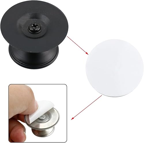 Miniatura 9 de Antrader - Pomos de metal de cabeza redonda, 24 piezas para el cajón de madera, caja de regalo