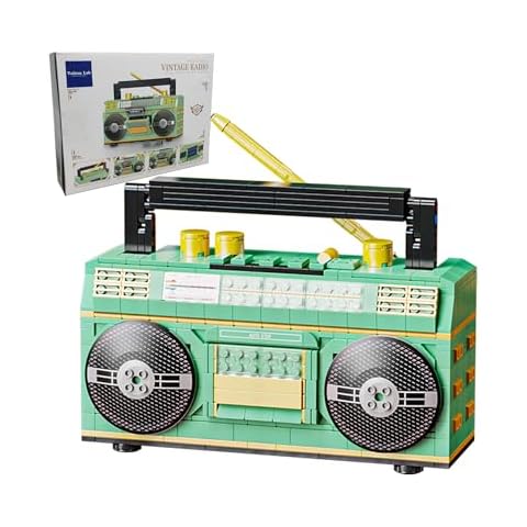 TAIKONLAB Vintage Radio Building Block Set Cover
