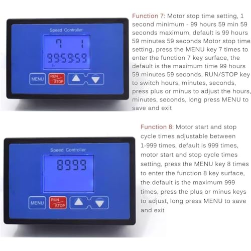 Bobinadora de hilo con control de velocidad programable y LCD 7