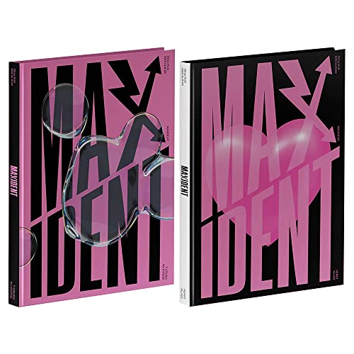 STRAYKIDS : MAXI DENT (T-CRUSH Version+HEART Version Set) Standard Edition Album CD-R+Photobook+Photocards+Lyrics Paper+Mini Poster+Face Sticker