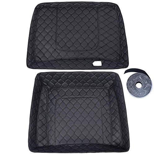 US Stock Moto Onfire Tour Pack Liners, Black Stitching King Tour Pack Liners Fit for 2014+ Advanblack Tour Pak Only