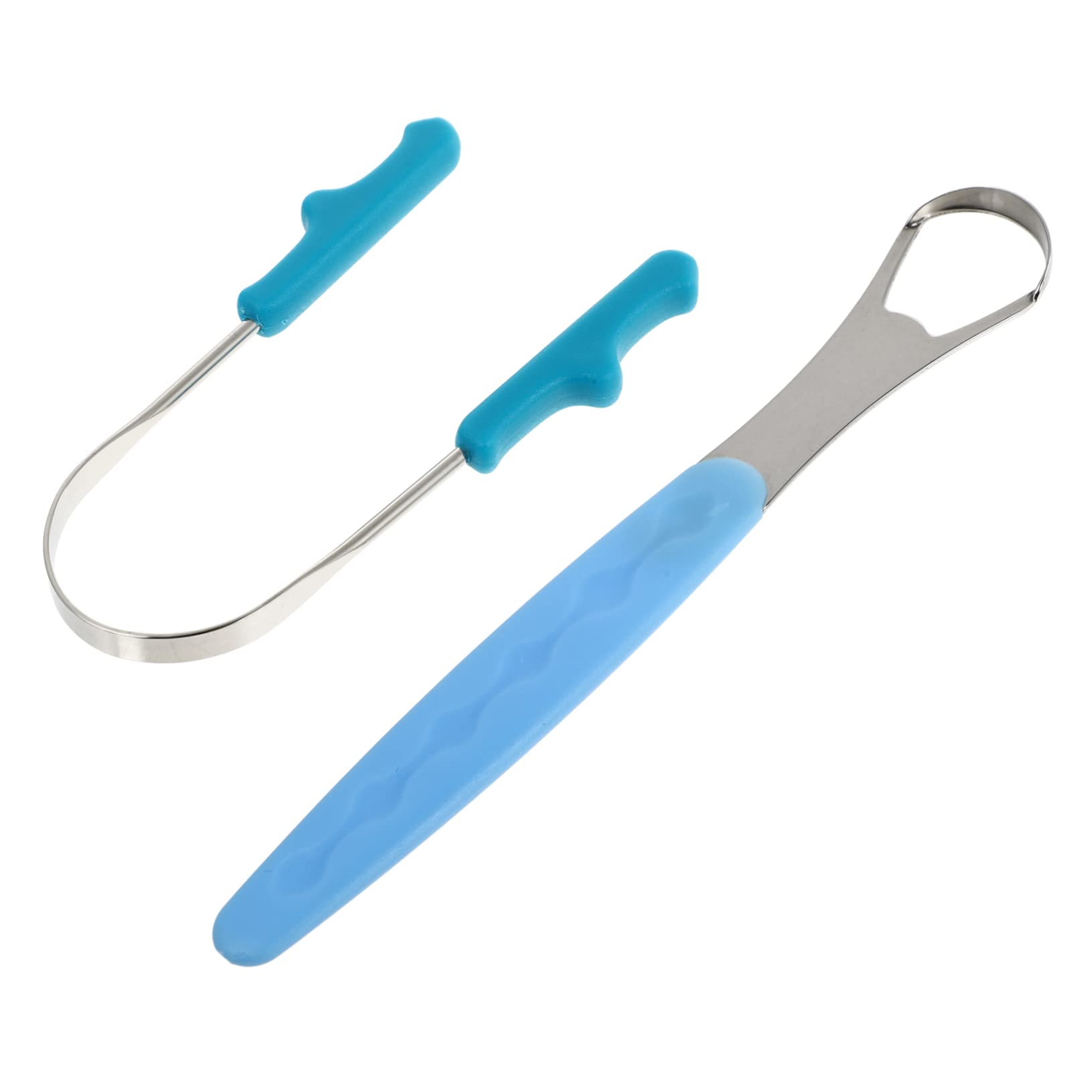 HOODANCOS 1 Set Oral Care Scraper Cleaning Brush Coating Reusable Coating Brush for Stainless Steel Blue
