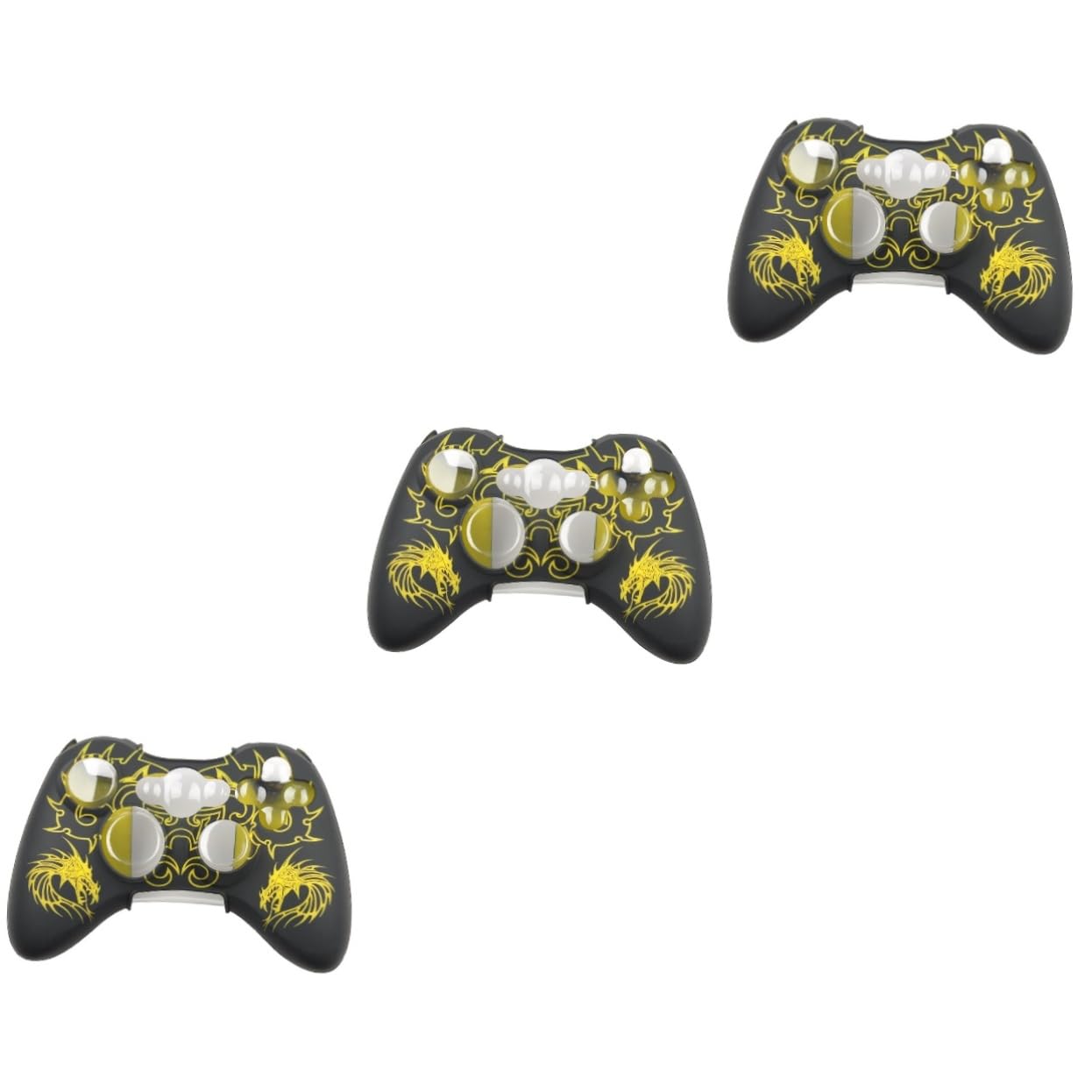 BESPORTBLE 3 Pezzi 360 Custodia in Silicone Per Controller - Robusta Facile Da Usare