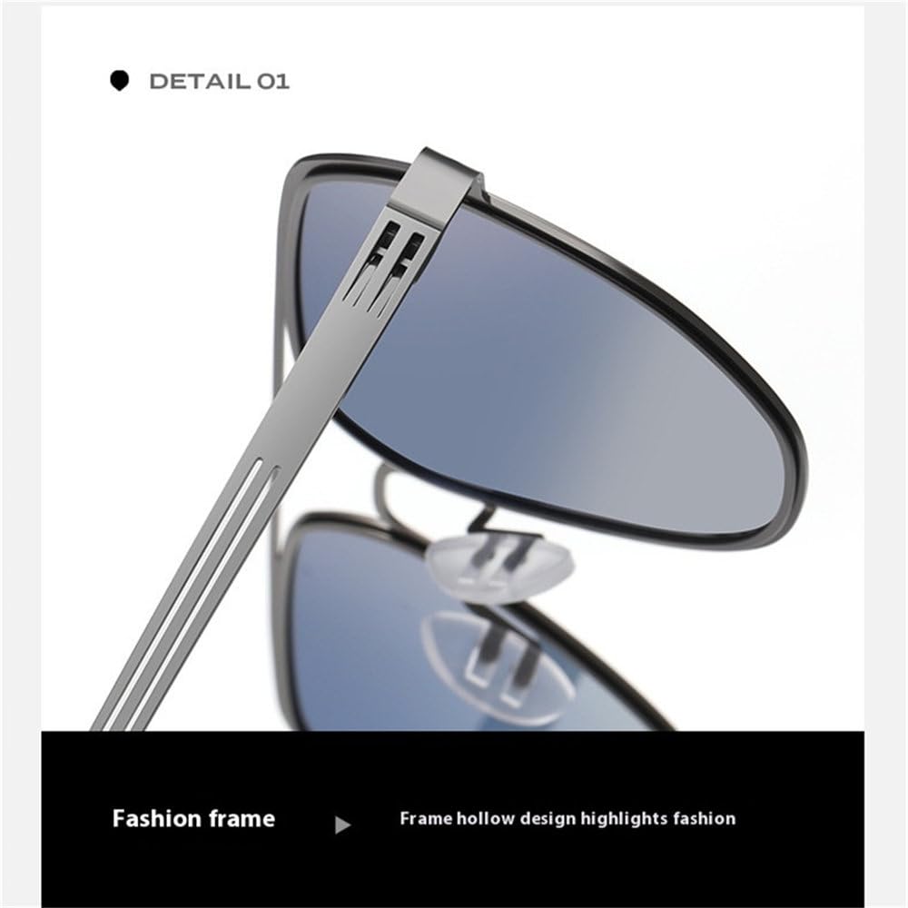 Męskie spolaryzowane okulary przeciwsłoneczne do jazdy Ochrona UV400 Przeciwodblaskowe Lunettes De Conduite Homme Avec Vision Nocturne Gogle kierowcy