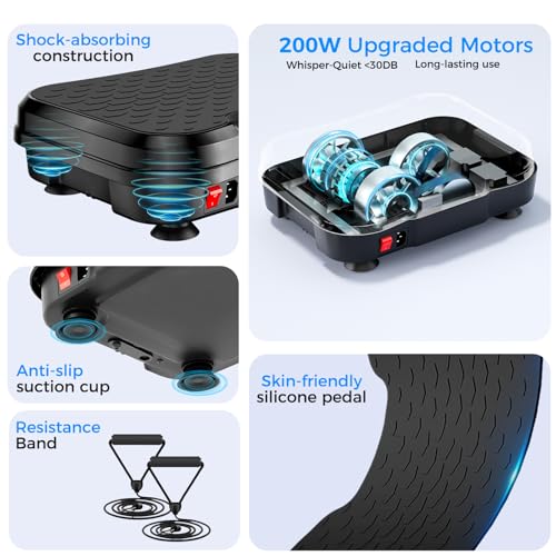 ShineMaos Vibration Plate 450 Lbs