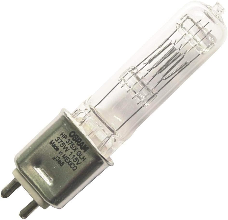 Sylvania 54525 - HP 375W/115V/X GLH Bi Pin Base Single Ended Halogen Light Bulb