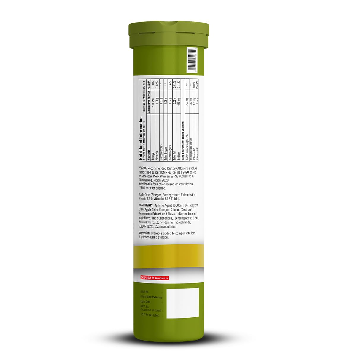 Buy Now Gnc Apple Cider Vinegar Effervescent Tablets | 750Mg Acv Wit...